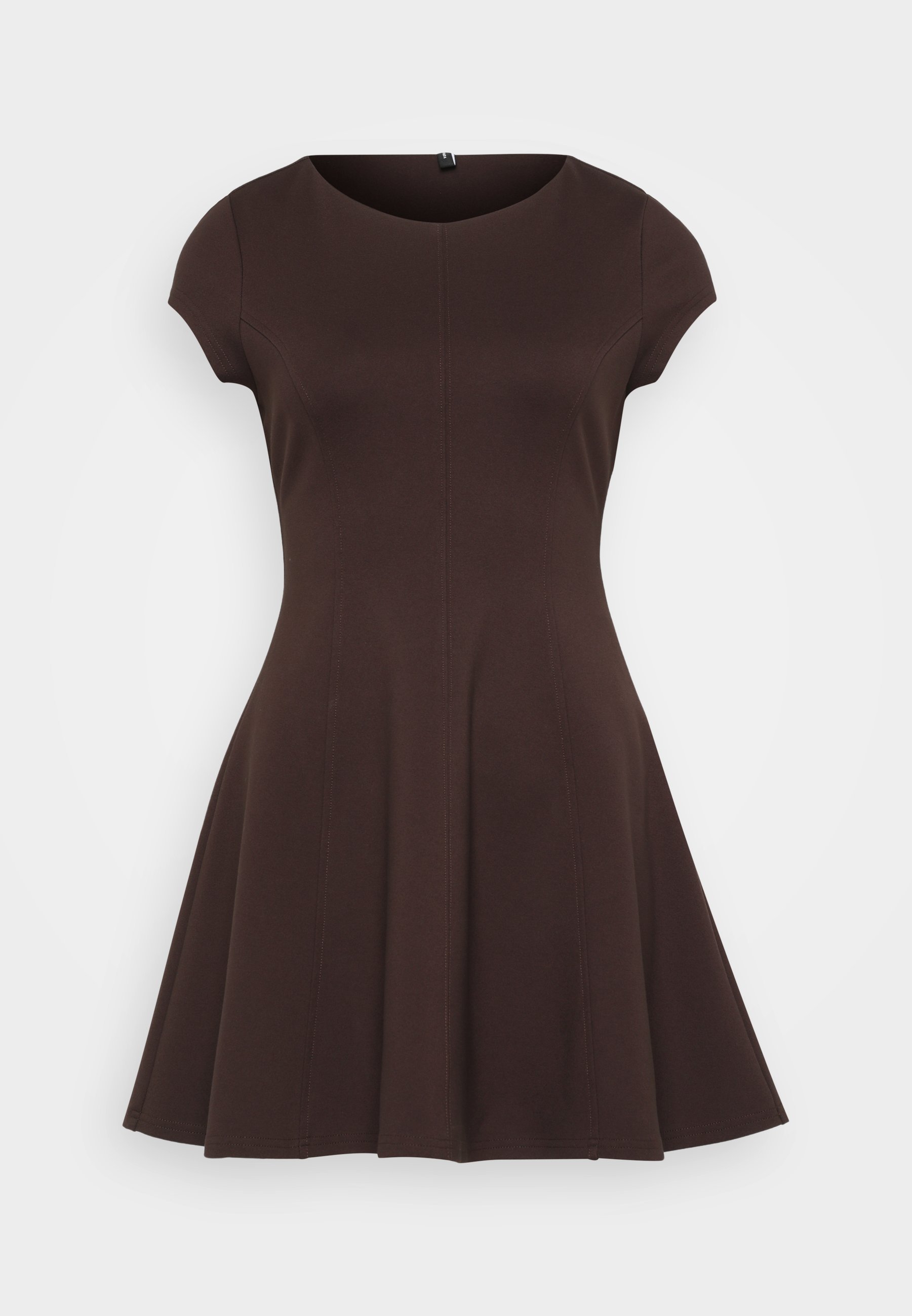 Vero Moda Petite VMJAZLYN SHORT DRESS - Jersey dress - chocolate torte