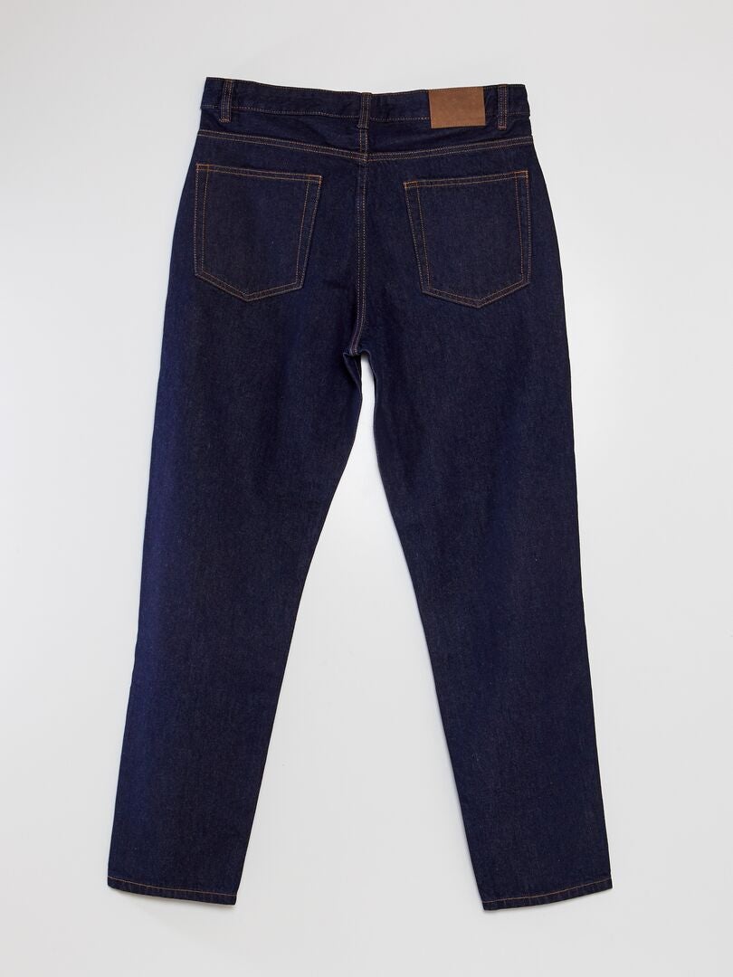 Calça jeans de corte folgado - AZUL