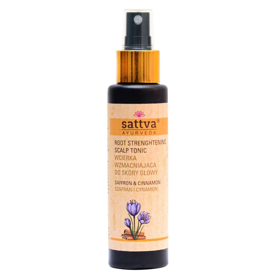 Sattva Ayurveda Wzmacniająca Wcierka do Skóry Głowy Szafran i Cynamon