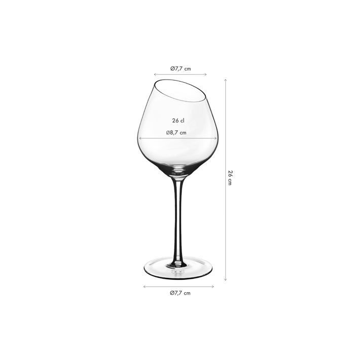 Vaso con pie 37cl SVÄVA - 6 piezas