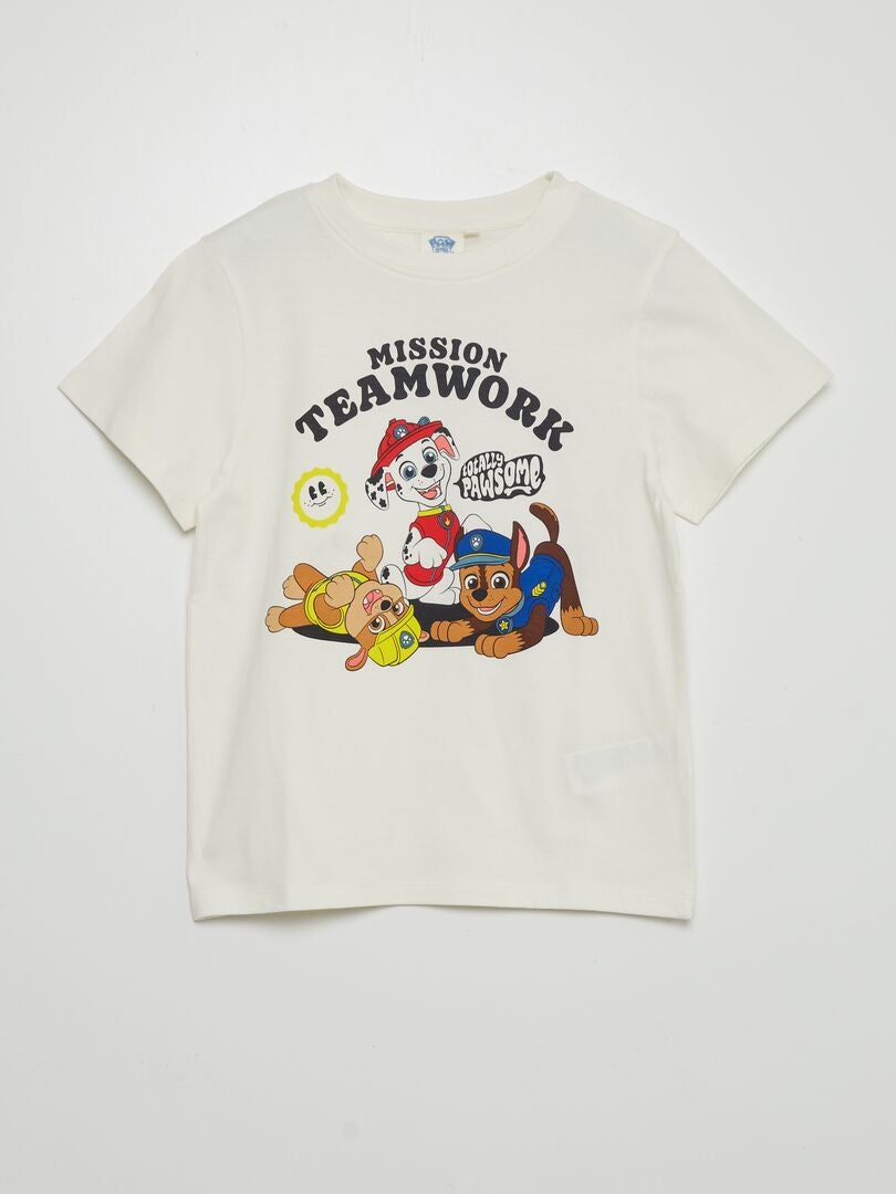 Pijama corto de Paw Patrol - Beige