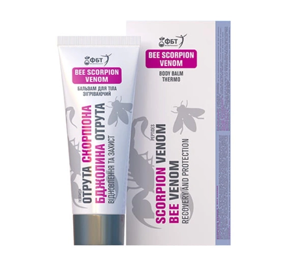 GoldenPharm FBT rozgrzewający balsam do ciała z jadem skorpiona i jadem pszczelim 75ml