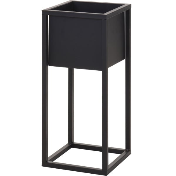 Nowoczesny kwietnik do salonu, kwadratowy, 50 cm