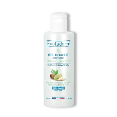 Evoluderm søtmandel dusjsåpe 100 ml 100 ml