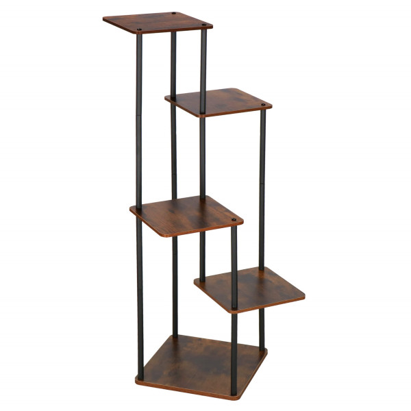 Kwietnik metalowy 5 półek 105,5 cm nowoczesny stojak na kwiaty loft