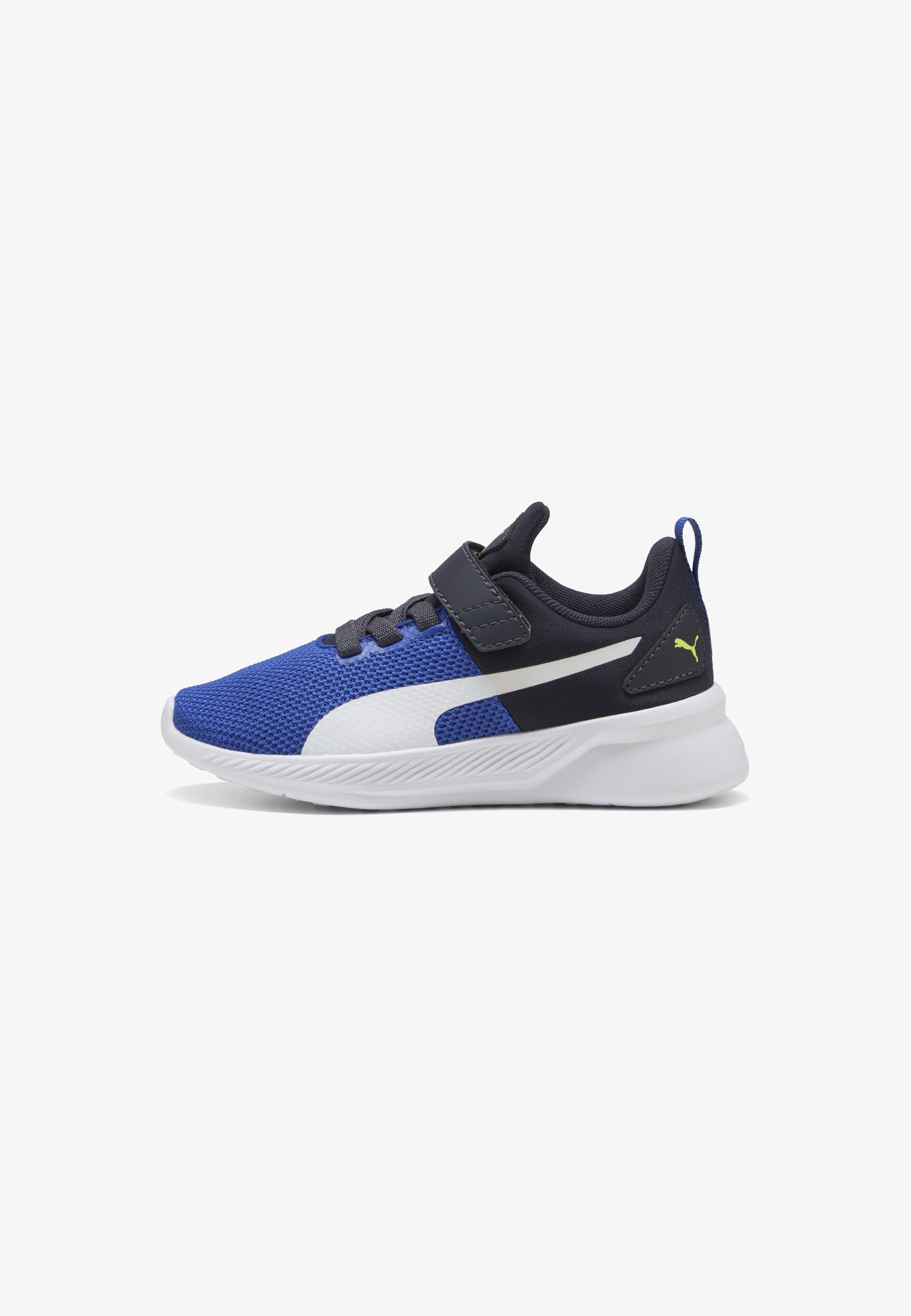 Puma FLYER RUNNER V PS - Scarpe da corsa su strada - blu acceso, blu navy e bianco