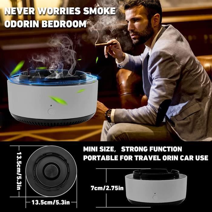 Ceniceros para purificadores de aire, ceniceros eléctricos, ceniceros multifuncionales sin humo, ceniceros electrónicos con filtro[u116]