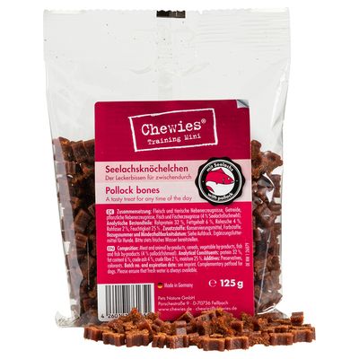 Mini-delicii cu oase Chewies (semi-umede) 125g