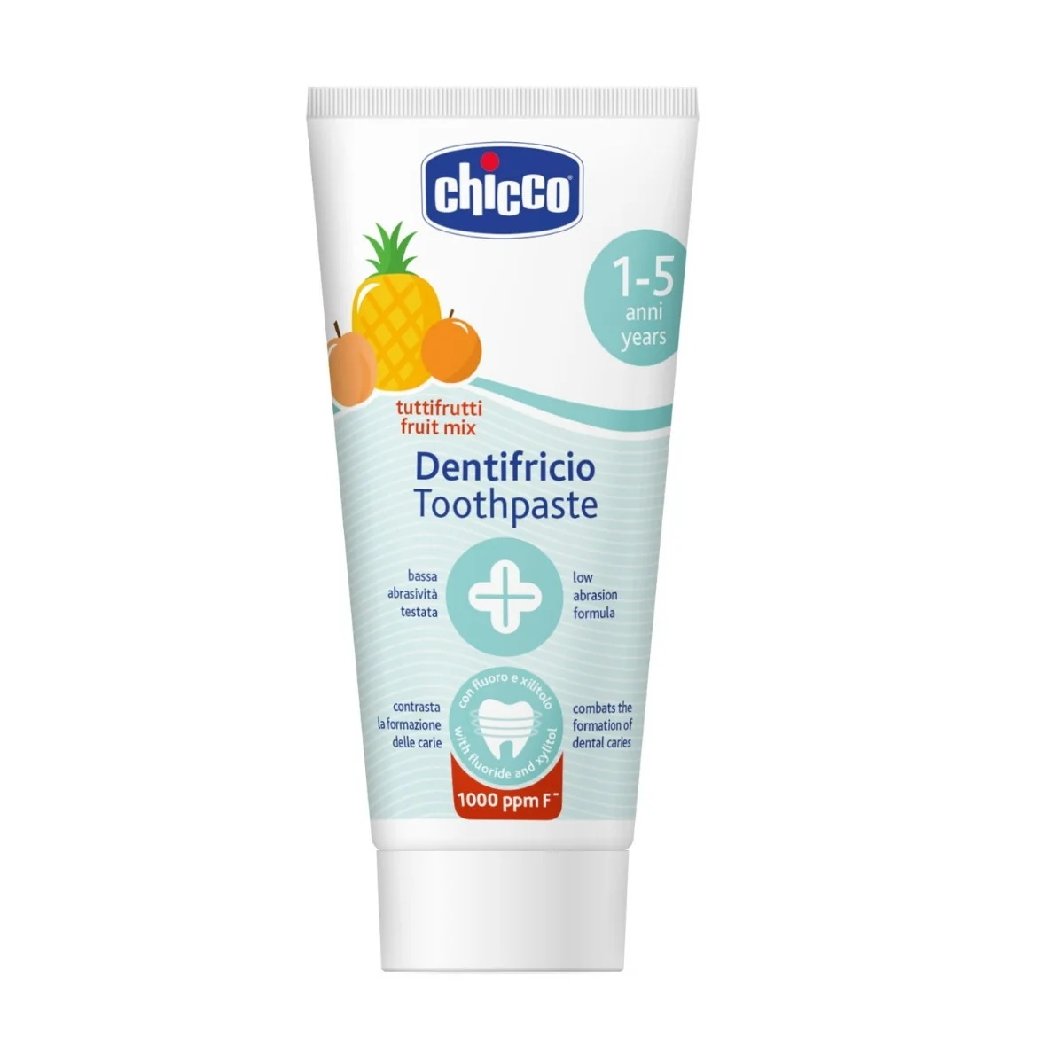 CHICCO Chicco Tuttifrutti Zubní-Nudeln 12M+ Tuttifrutti