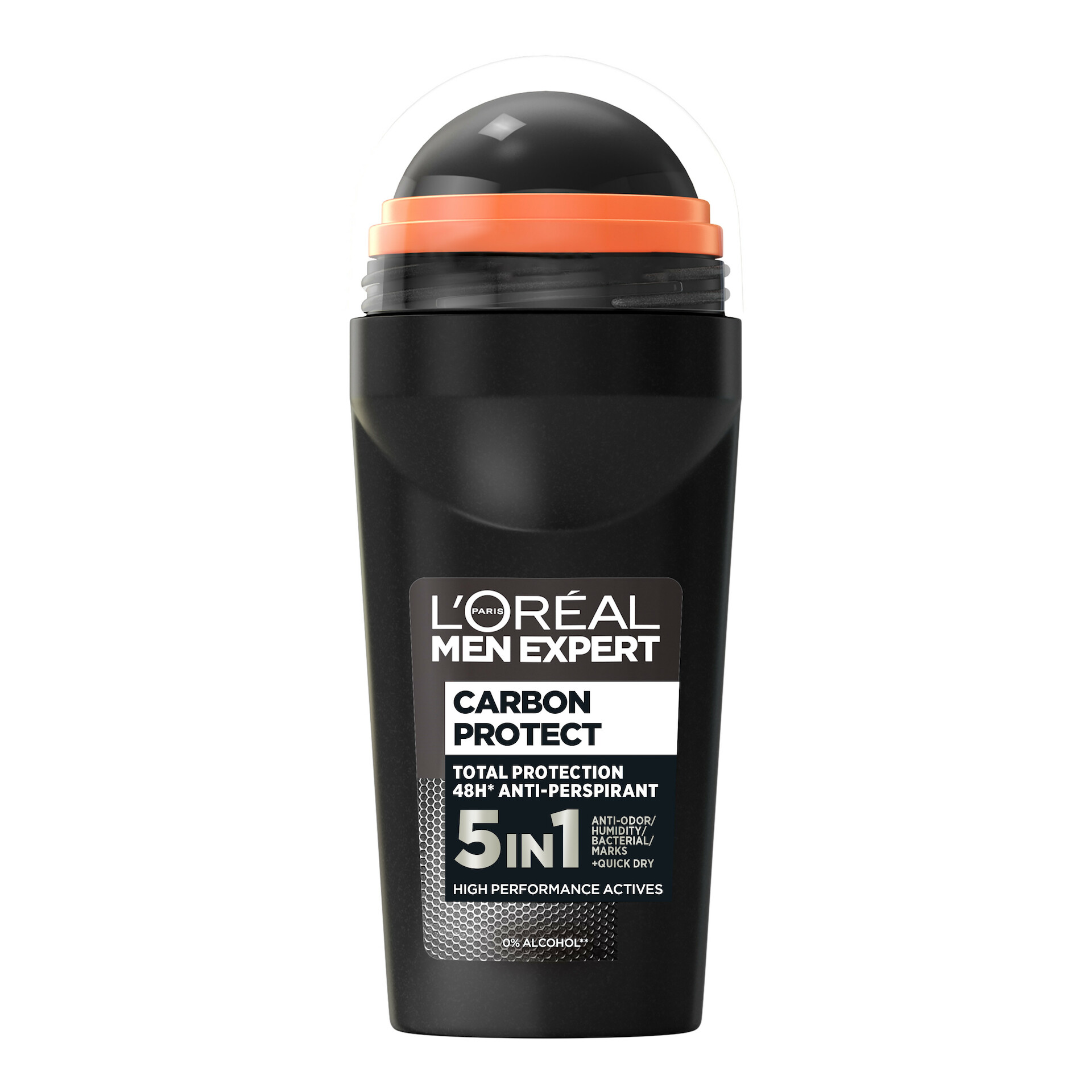 Men Expert Carbon Protect Total Protection 48 órás izzadásgátló dezodor roll-on 100 ml - L'Oréal Paris