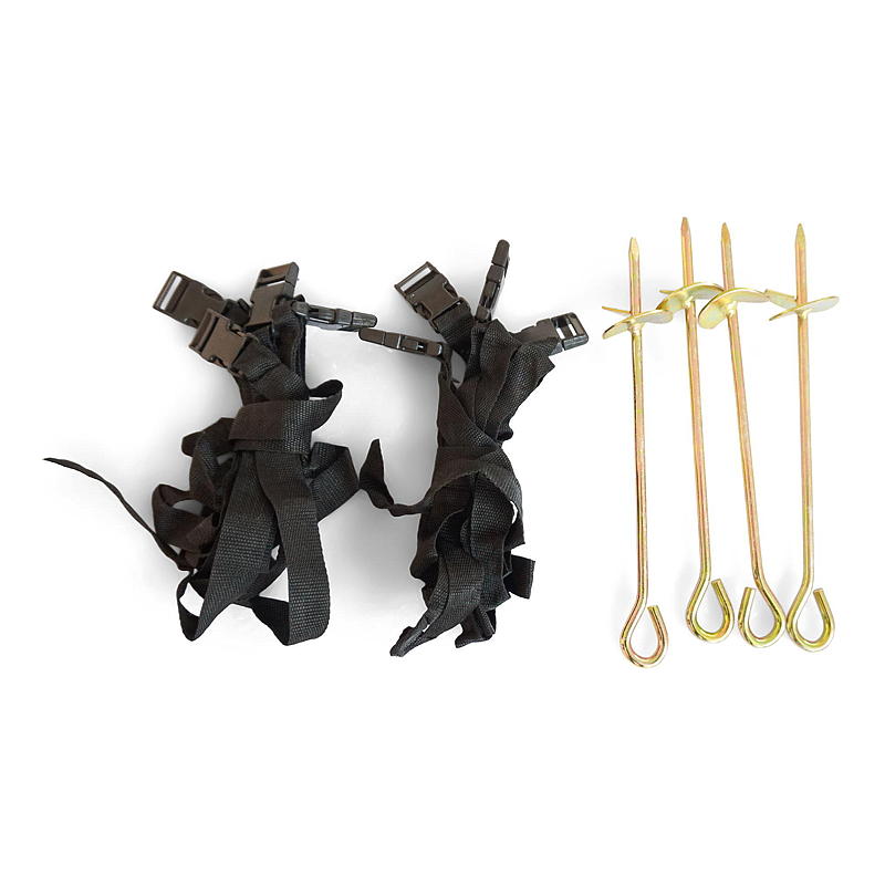 Stormskydd för studsmatta