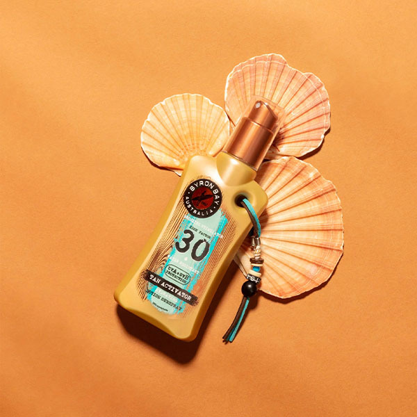 Loção bronzeadora Byron Bay Australia Tan Activator FPS 30, 200ml