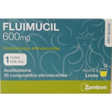 Fluimucil 600 mg poretabletteja 20 poretablettia 20 poretablettia