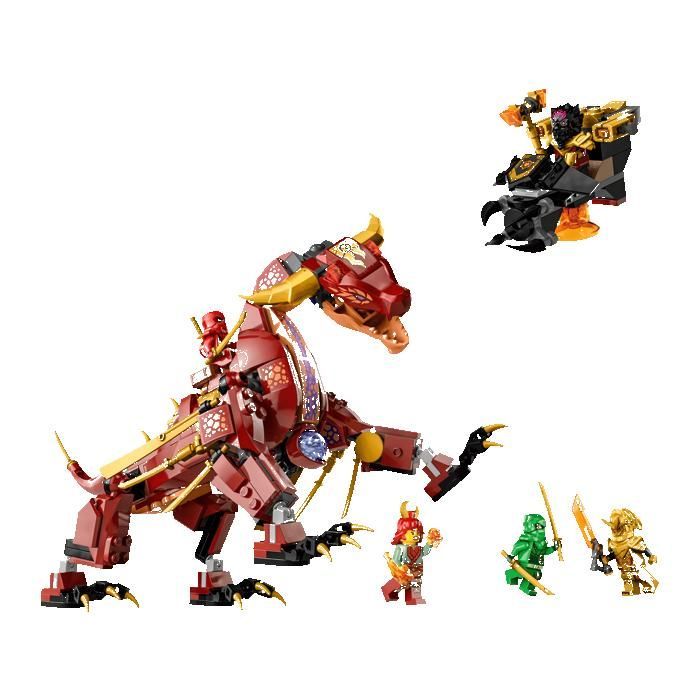 LEGO Ninjago 71793 Heatwave Transforming Lava Dragon Gifts Toys Collectibles 8+