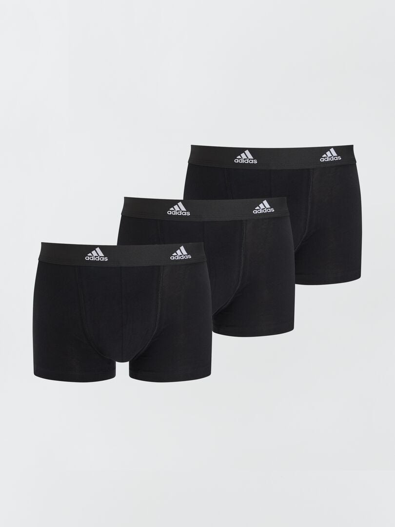 Zestaw 3 bokserek adidas - CZARNE