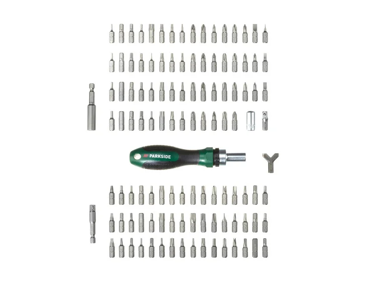 PARKSIDE® Skrallebitsett, 115 deler
