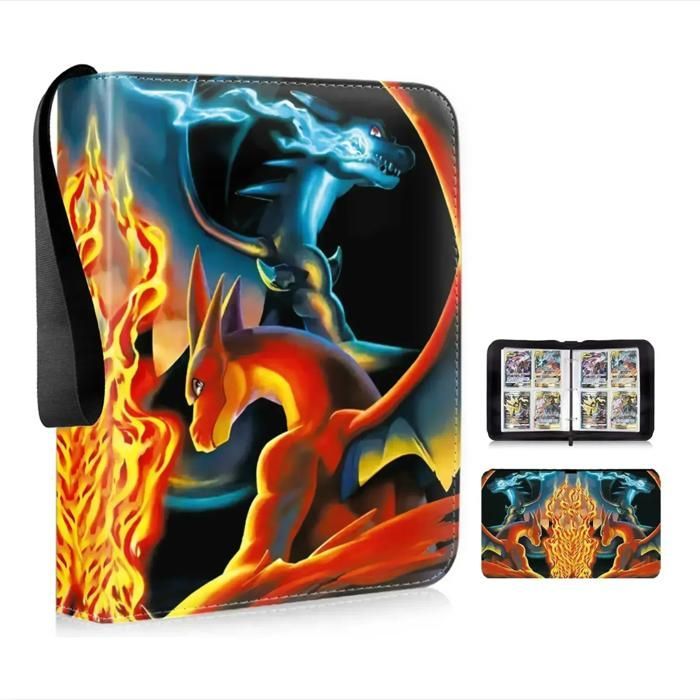 Álbum para Colecionar Cartas - 400 Cartas - Compatível com Pokémon, Yu-Gi-Oh!, Magic - 50 Páginas - GAVI