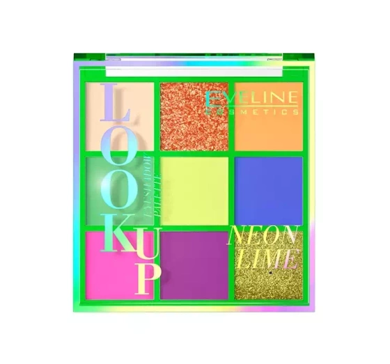 Eveline Cosmetics Look Up Eyeshadow Palette paleta cieni do powiek Neon Lime 10,8 g