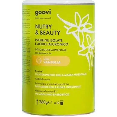 GOOVI Goovi Nutry & Beauty Complément alimentaire protéiné à la vanille Protéines isolées et acide hyaluronique