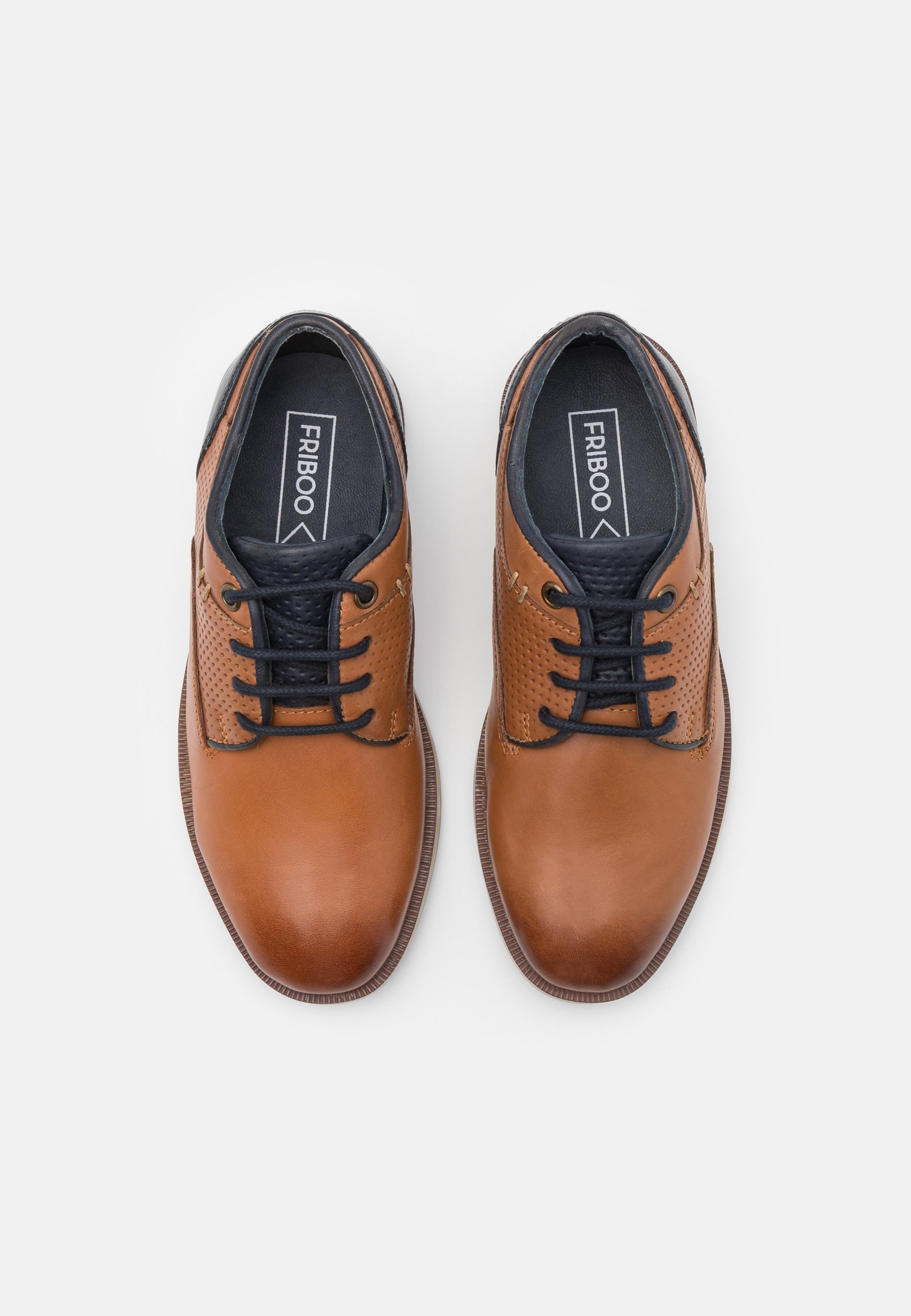 Friboo LEATHER - Ležérní šněrovací boty - black