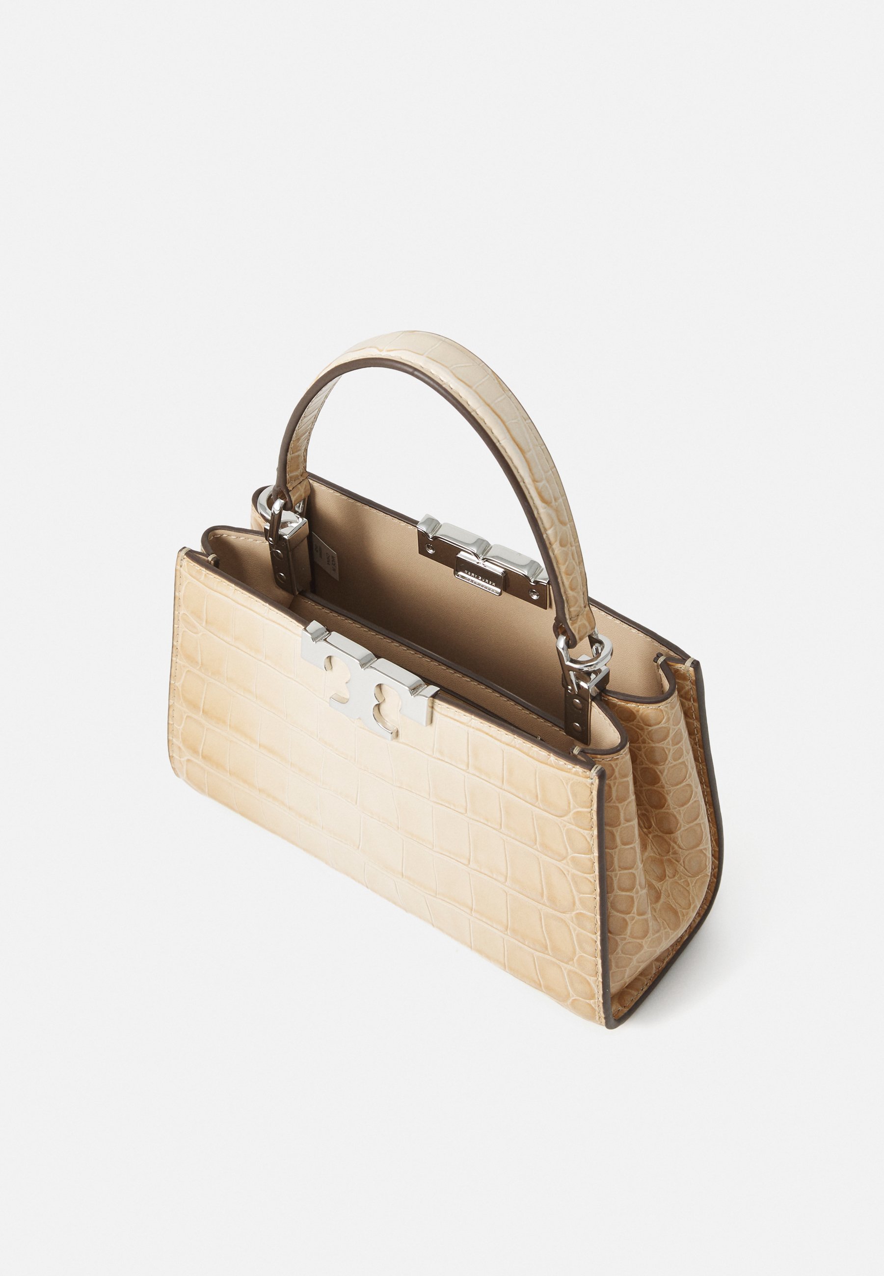 Tory Burch ELEANOR EMBOSSED MINI SATCHEL - Handtas - lichtroze