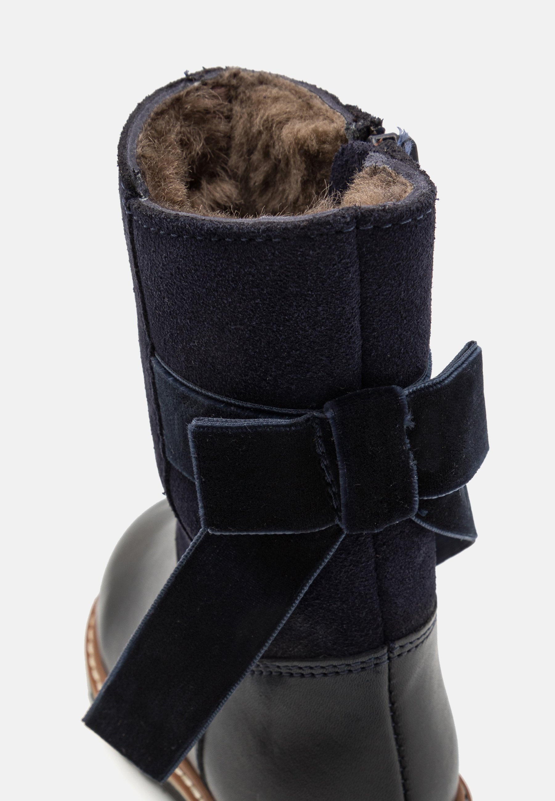 Friboo LEATHER - Bottes d'hiver - bleu foncé