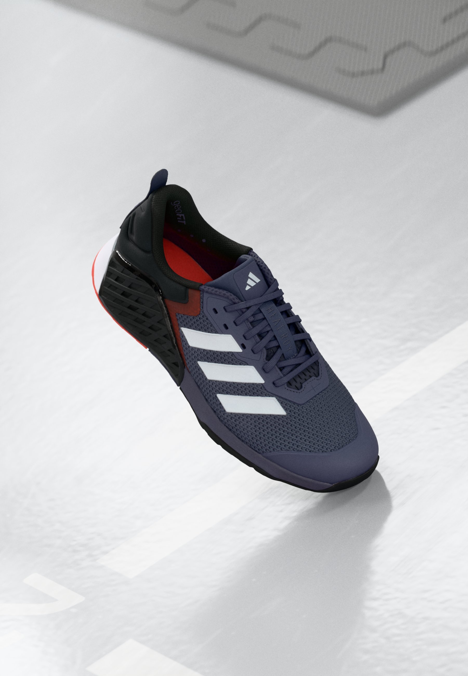 adidas Performance DROPSET 3 UNISEX - Scarpe da allenamento - viola usato/bianco calzature/corallo facile