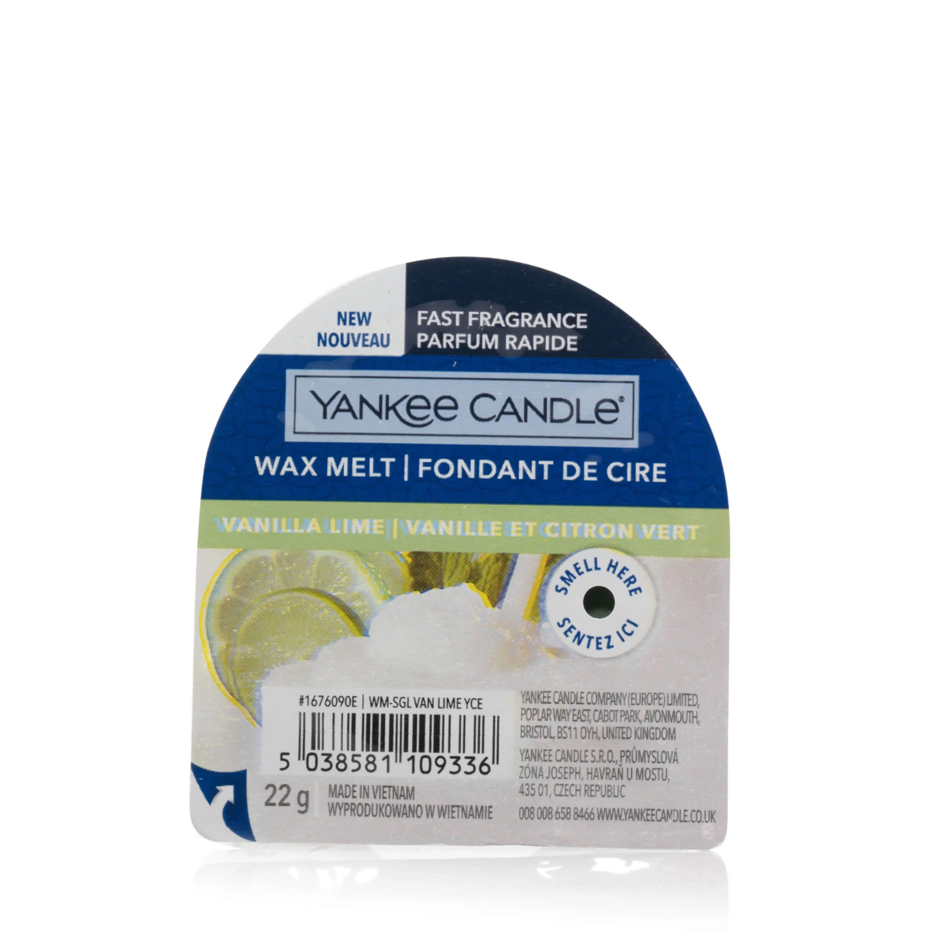 Wax Melts Vanilla Lime - Candela Profumata