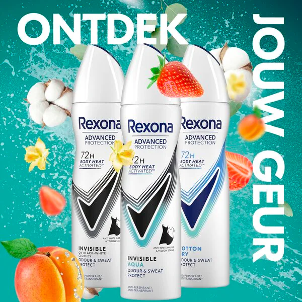 Rexona Women Invisible Aqua Antitranspirant Spray<br>150ml