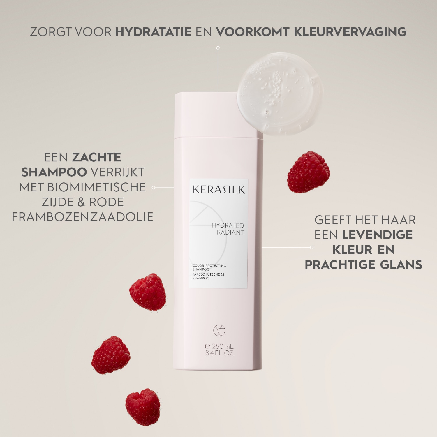 KERASILK Farbschutz-Shampoo - 75 ml