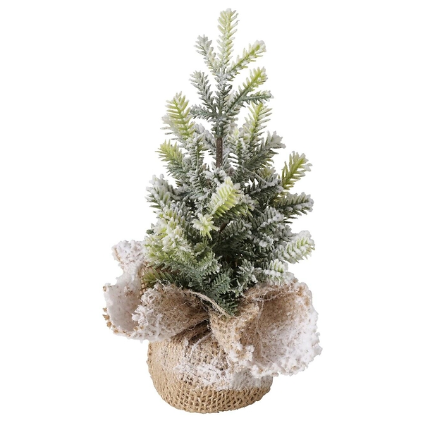 Sztuczna choinka w jutowej doniczce Tanne  22 cm