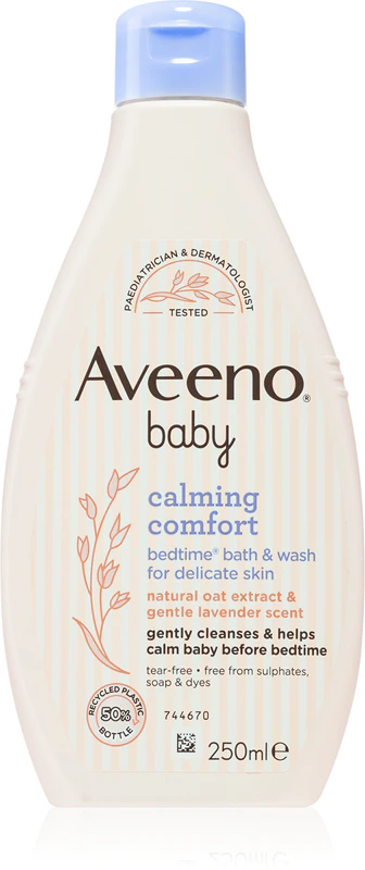 Aveeno Baby Calming Comfort -bedtime wash -geeli vauvan iholle