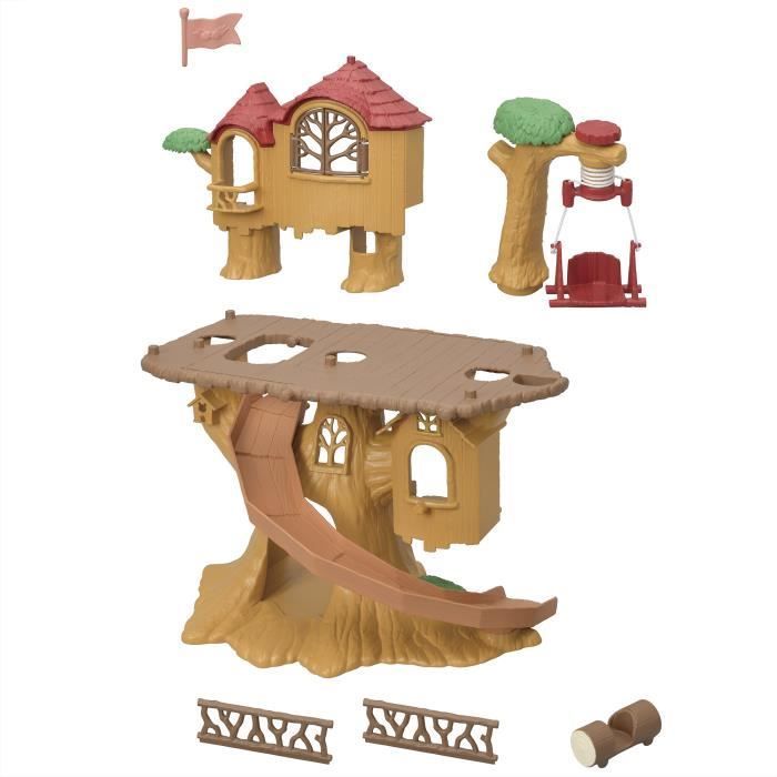 SYLVANIAN FAMILIES - Casa sull'albero - Vacanze - Altalena e scivolo per bambini