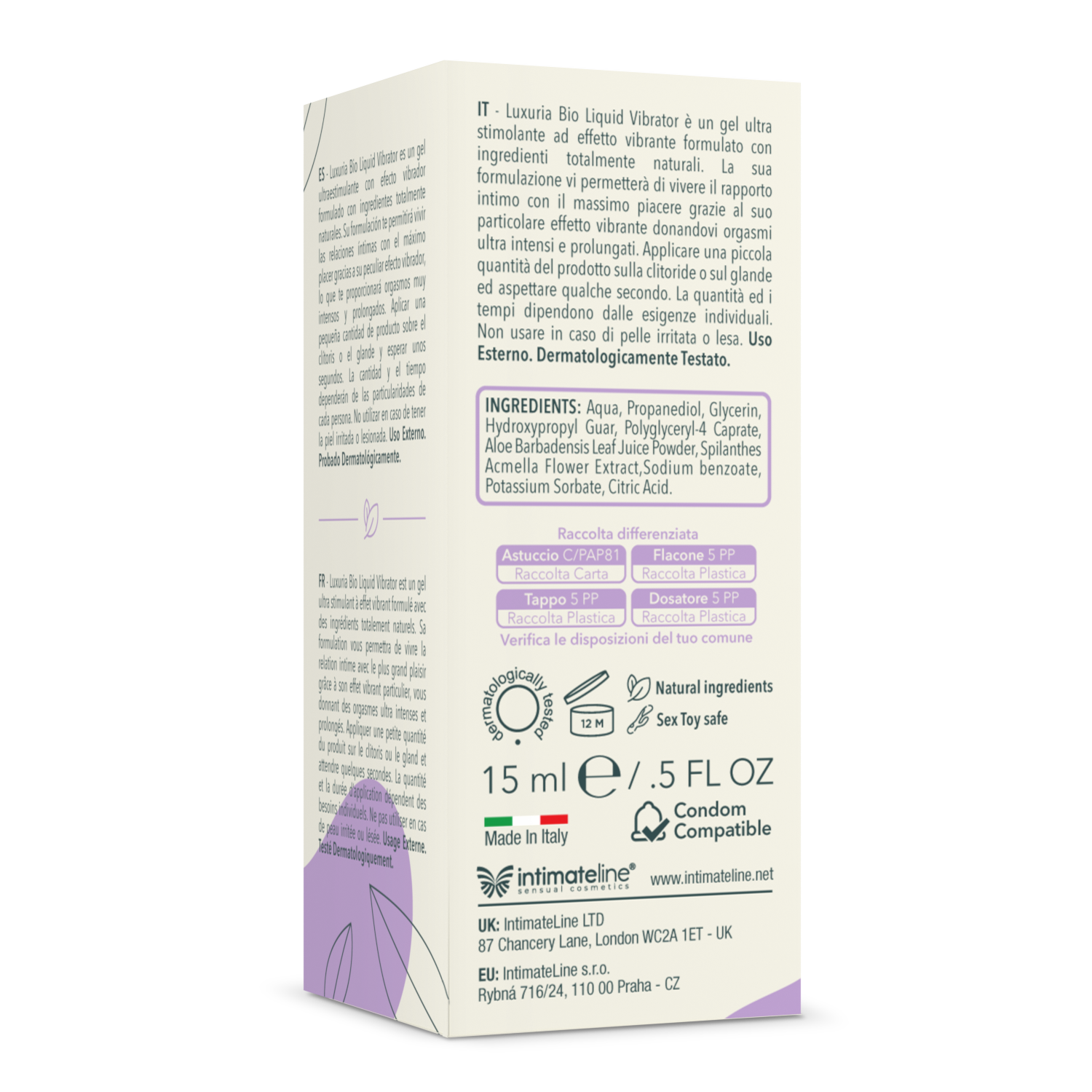 IntimateLine Luxuria BIO Liquid Vibrator