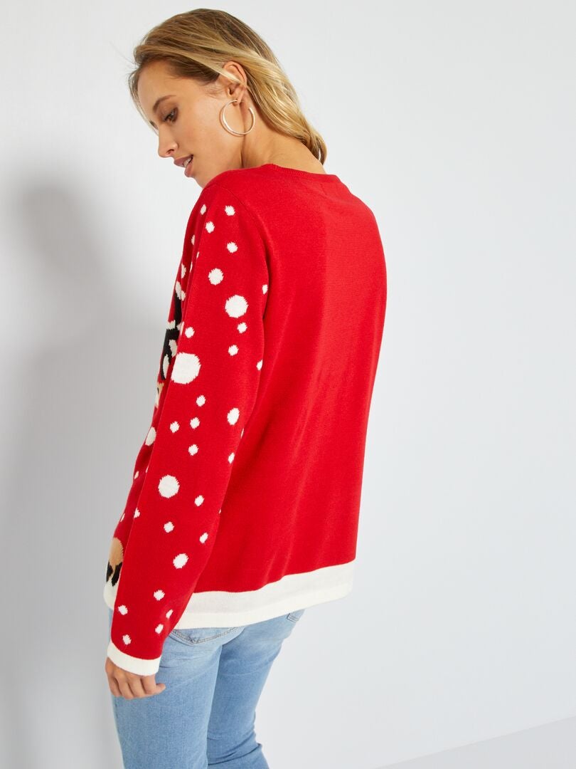 Jersey kersttrui - Rood