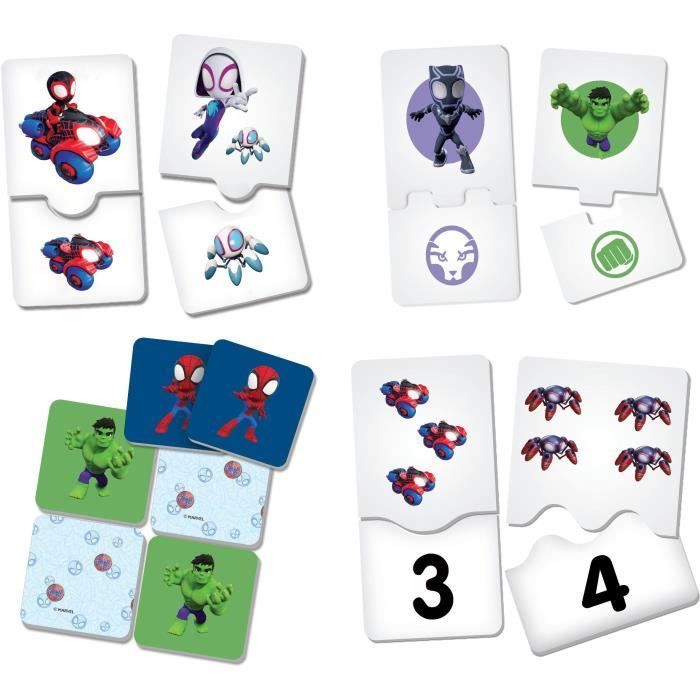 Colección de 10 juegos educativos para niños pequeños - Spidey - Edu Games - LISCIANI