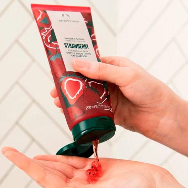 Duschpeeling Jordgubb | 200 ml