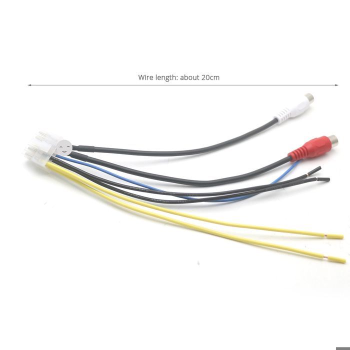 Adaptador de arnés de alimentación para subwoofer RCA de 10 pines