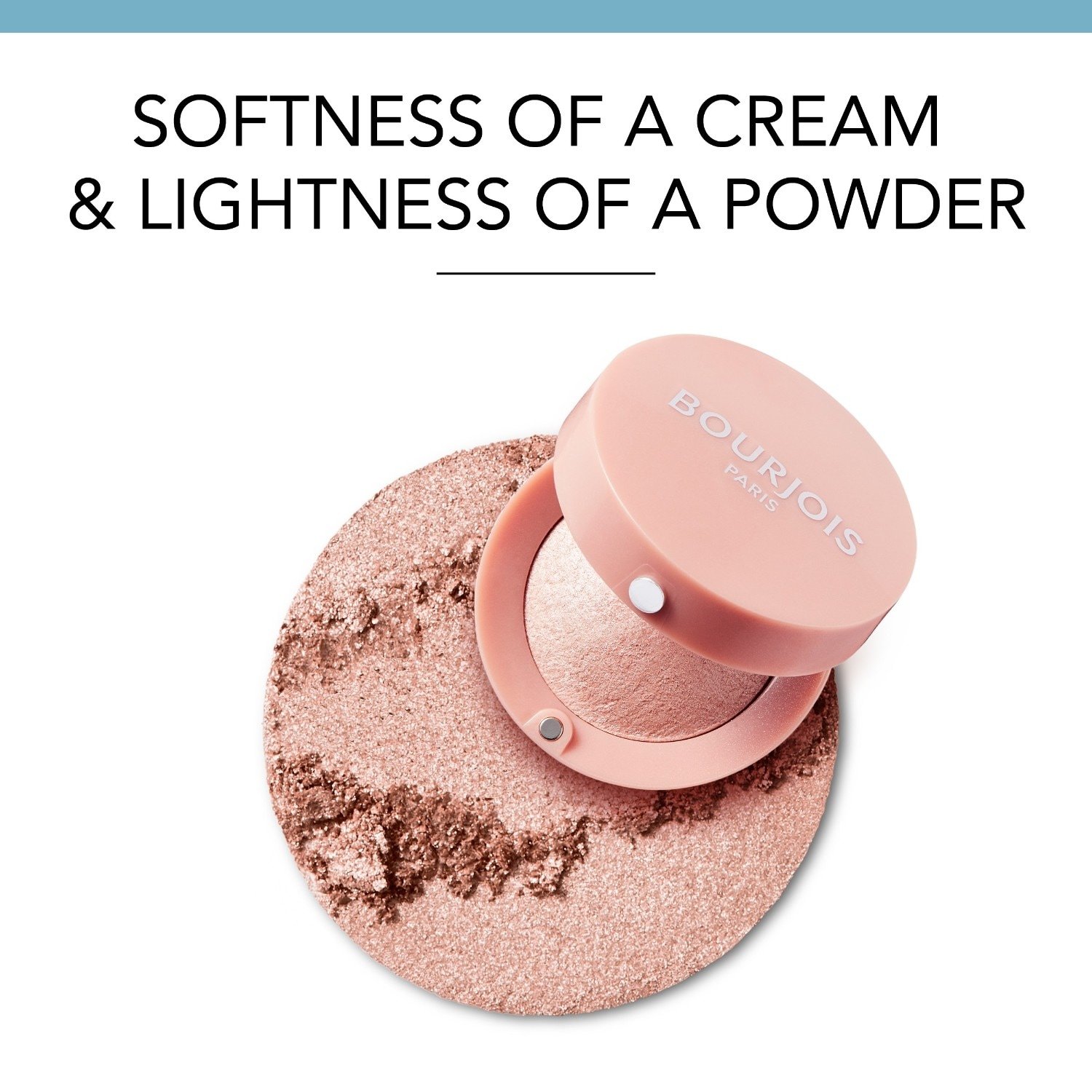 „Bourjois“ akių šešėliai, mažas apvalus indelis, 2 viename akių šešėliai – 1,2 g