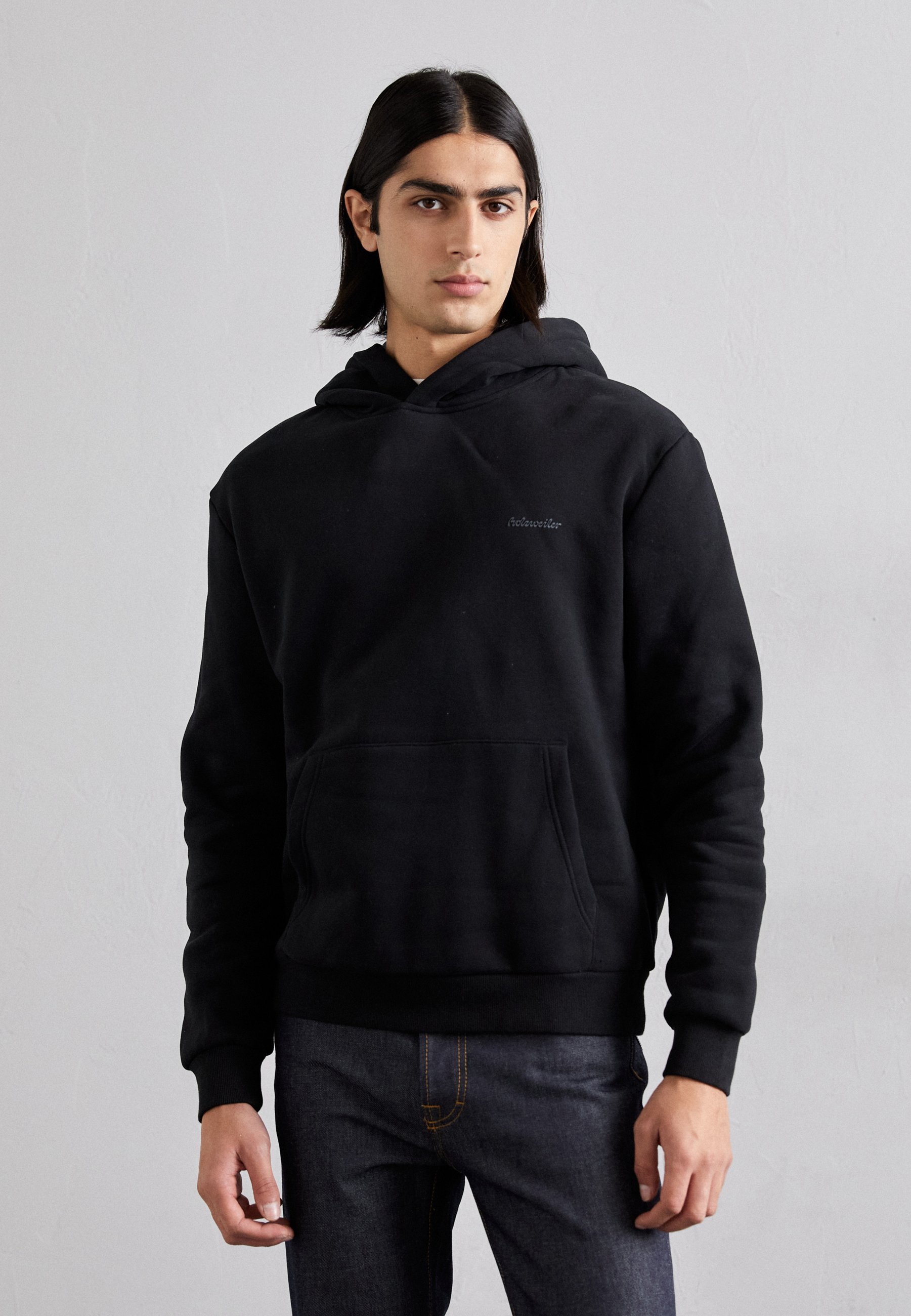 Holzweiler REGULAR HOODIE - Moletom - preto