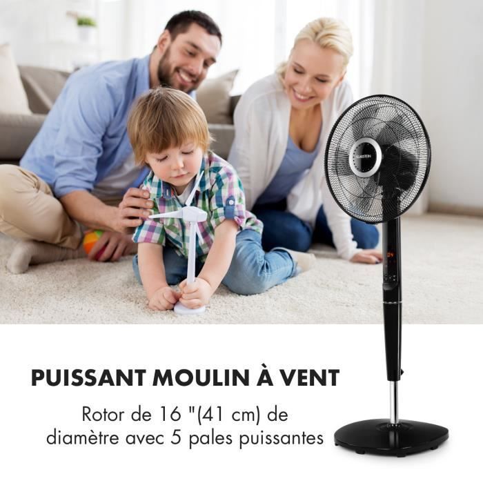 Ventilador de pedestal Klarstein Infinity Storm - 40 cm (16
