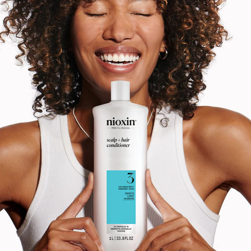 Nioxin System 3 Hoofdhuid + Haarconditioner voor gekleurd, dunner wordend haar