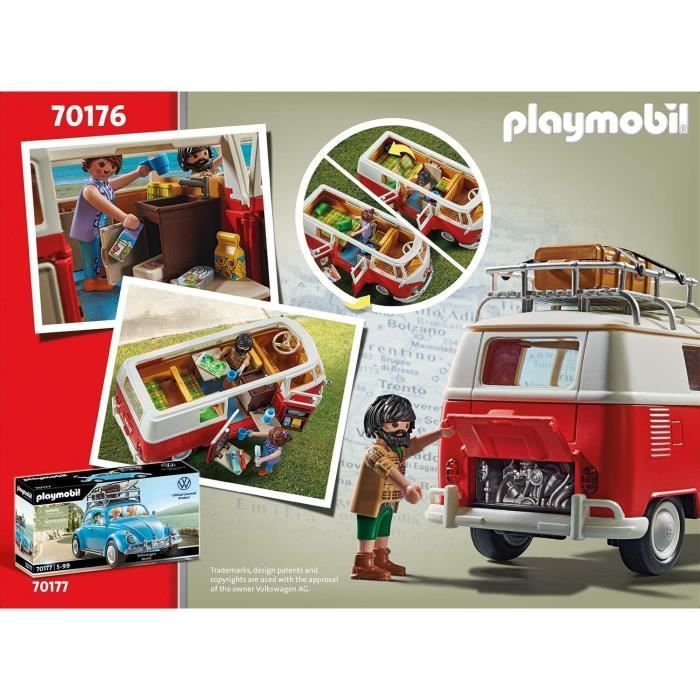 PLAYMOBIL 70176 Volkswagen T1 Combi, Klassieke auto's, Volwassenen, Verzamelauto