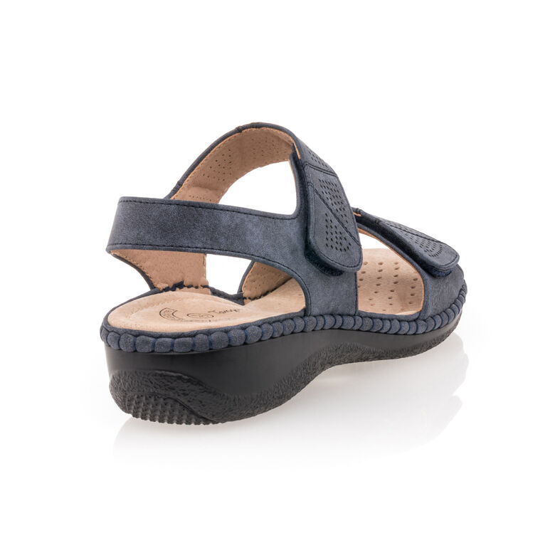 Sandalias azules para mujer / Zapatos de punta abierta