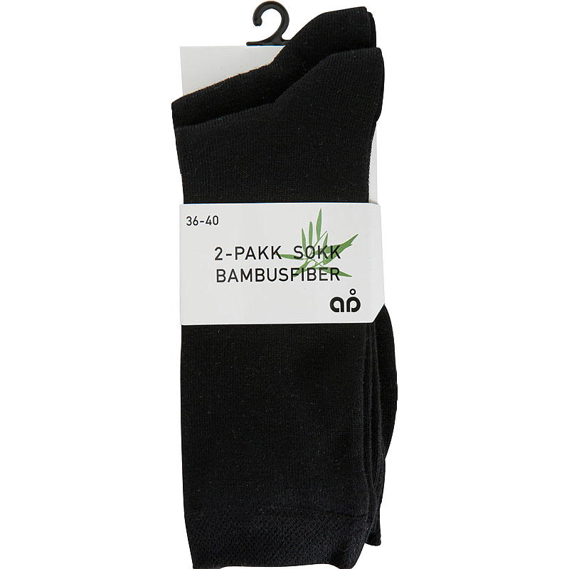 Time 2 Change-strumpor, 2-pack, storlek 36-40, bambufiber