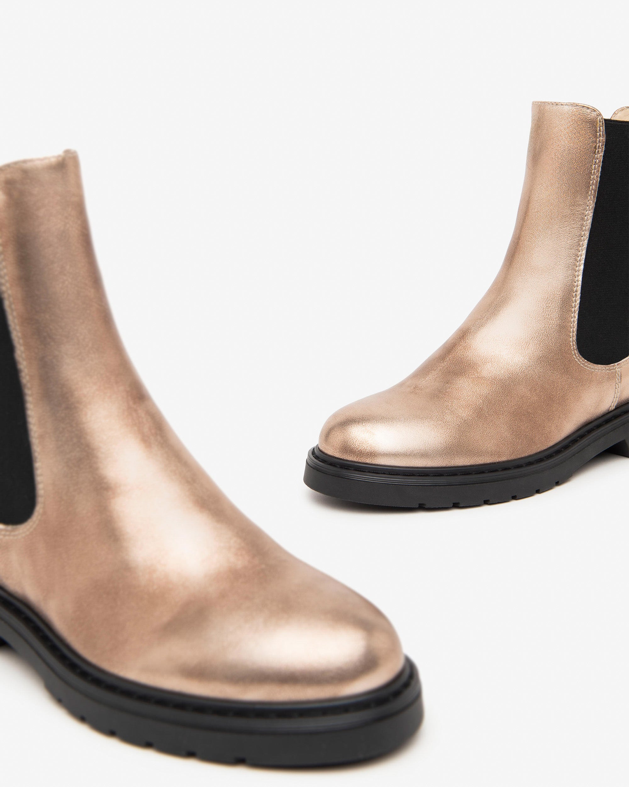  Chelsea-Boots aus Leder für Damen