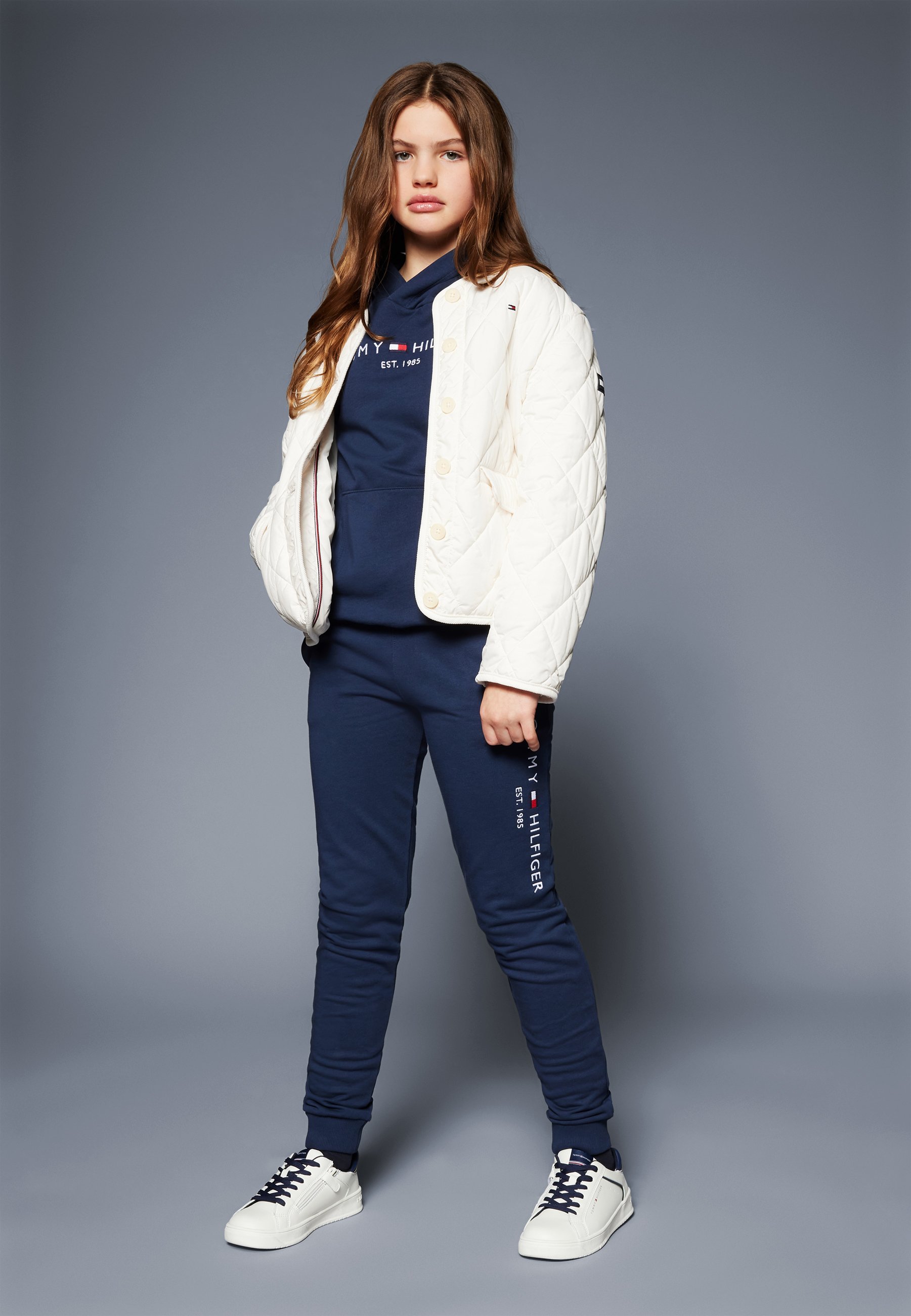 Tommy Hilfiger ESSENTIAL UNISEX - Tracksuit bottoms - twilight navy