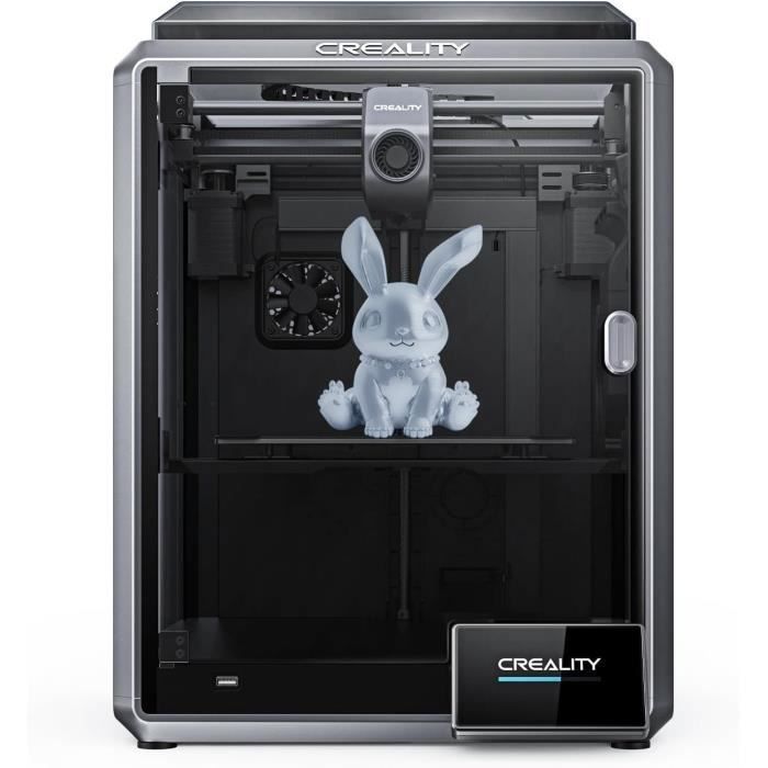 Imprimante 3D - CREALITY 3D - K1 - Vitesse max 600 mm/s - Accélération 20 000 mm/s² - Refroidissement double ventilateur