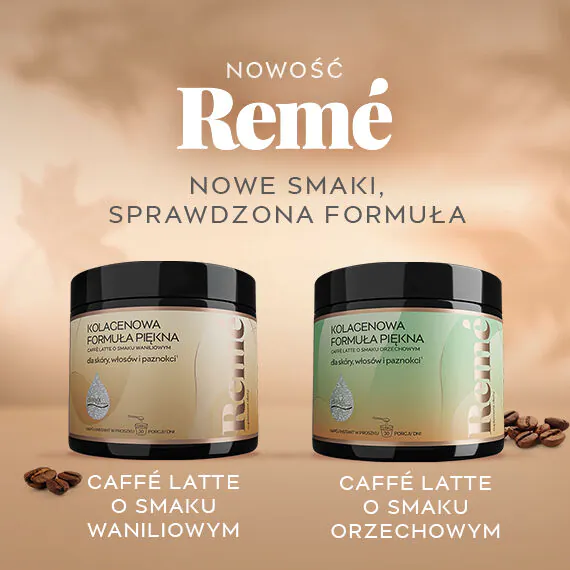 Reme Kolagenowa Formuła Piękna Caffe Latte o Smaku Waniliowym Proszek 150 g
