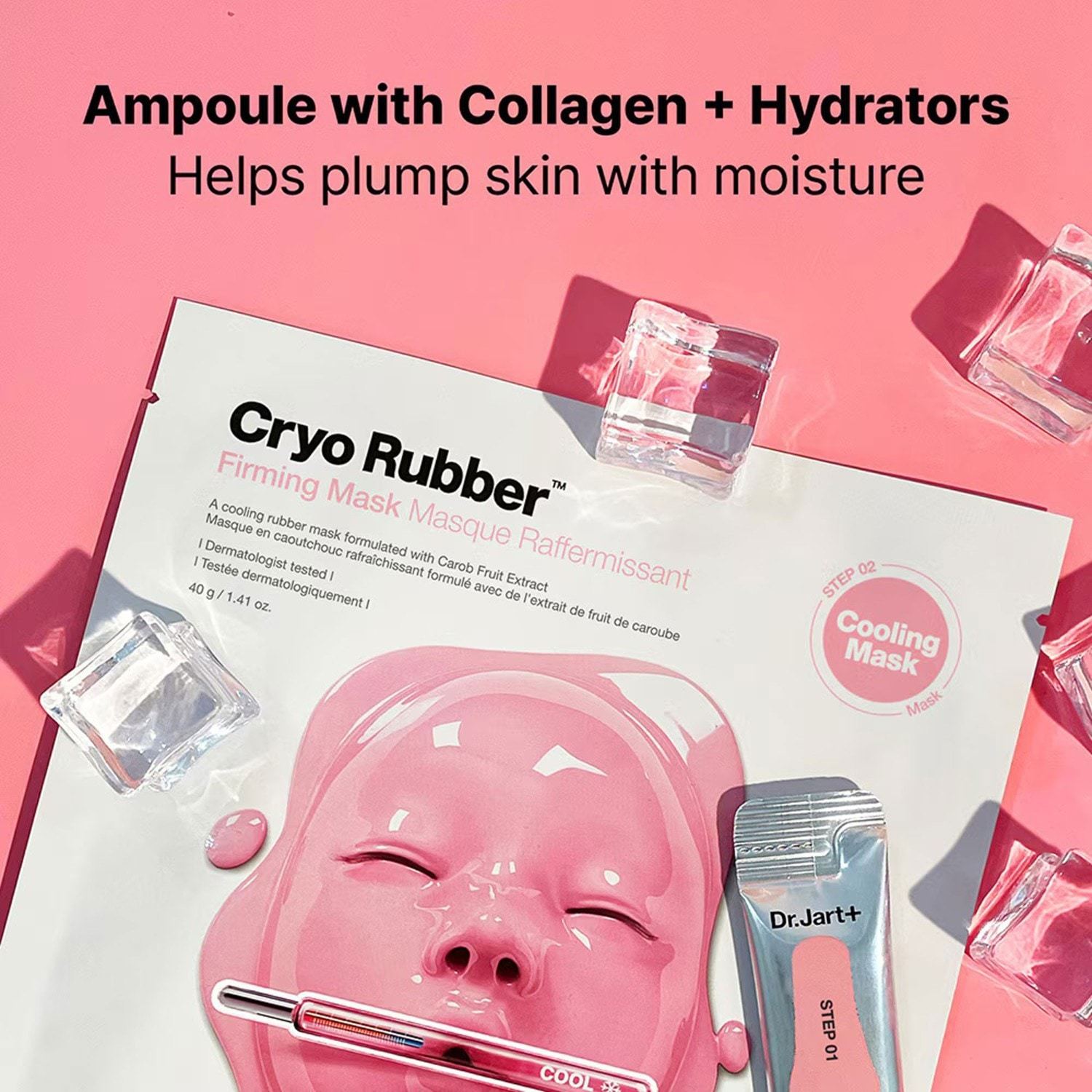 Dr. Jart+ Sheet Mask Cryo Rubber™ nostiprinoša maska - 40 g